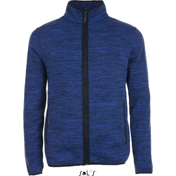 Sol's Turbo - Knitted Fleece Jacket, modrá (Royal)