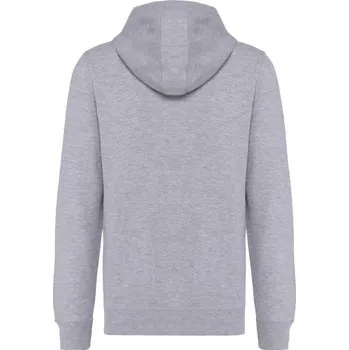 Pánská mikina Kariban Unisex Eco-friendly French Terry Zipped Hooded Sweatshirt mikina, šedá (Ice Grey)