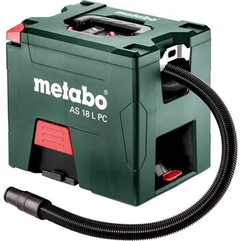 METABO AS 18 L PC AKUMULÁTOROVÝ VYSAVAC 18V 1X4AH LI-POWER; NABÍJECKA ASC 55; S MANUÁLNÍM CIŠTENÍM FILTRU 6