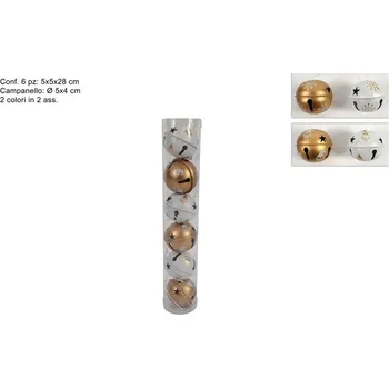 Vánoce PROHOME - Rolnička sada 6ks