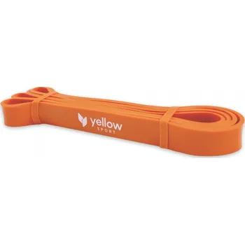 Guma na cvičení/expander YellowPOWER Band - odpor: 16-29kg, oranžová