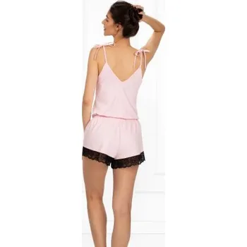 Dámské pyžamo Dámské pyžamo Momenti Per Me Laura Světle růžová M