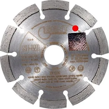 Brusný kotouč Kotouč řezný diamant GENT SE-WL 125mm plný segment šedý