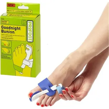 Dlahy na korekci vybočeného palce, výrůstků a puchýřů hallux - bílá 2ks