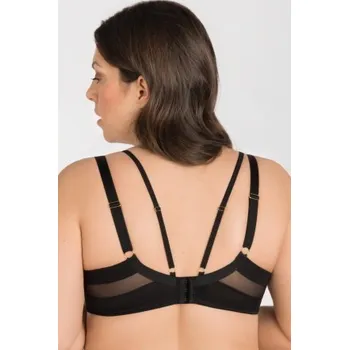 Podprsenka Nevyztužená podprsenka Gorsenia K810 Yoko Černá 80F