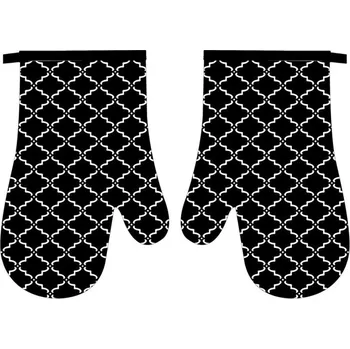 Chňapka PROHOME - Chňapka s magnetem 2ks CLOVER černá