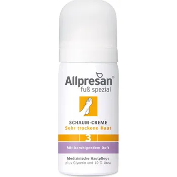 Kosmetika na nohy Allpresan 3® Pedicare pěna na suchou pokožku nohou s uklidňující vůní a s 10% Ureou, 35 ml