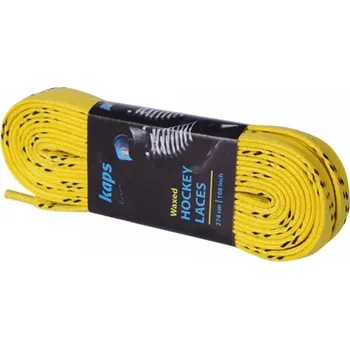 Tkaničky do bot Hokejové ploché voskované šňůrky do bruslí délka 274cm