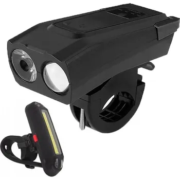 Cyklosvítilna Světlo na kolo se zvonkem BK-1718A