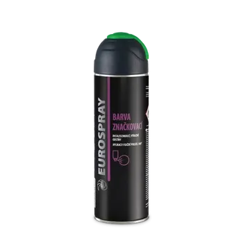 Barva ve spreji EUROSPRAY BARVA ZNAČKOVACÍ / růžová fluorescentní - 500ml