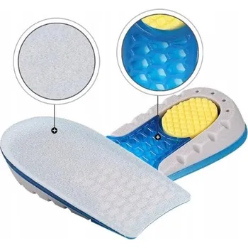 Vložka do bot Gelové podpatky do bot s voštinovou strukturou, výška 1,5 cm