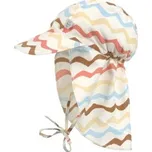 Lässig Flap Hat Klobouček proti slunci Waves - Sea Salt, 19 - 36 m