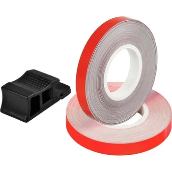 MOTO Reflexní proužek-linka na obvod kola REFLECTIVE 6m x 7mm - červená NEW 2/2020