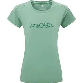 Dámské tričko Mountain Equipment Headpoint Skyline T-shirt Womens Velikost: M / Barva: Lichen