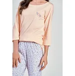 Dámské 3/4 pyžamo Taro Ariella - bavlna Oranžová XL