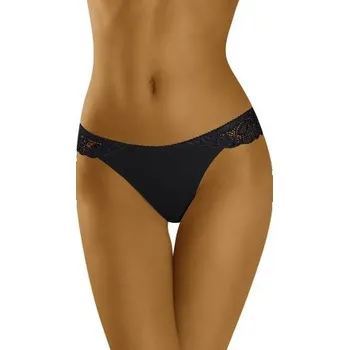 Kalhotky Tanga Wolbar Tanga Černá S