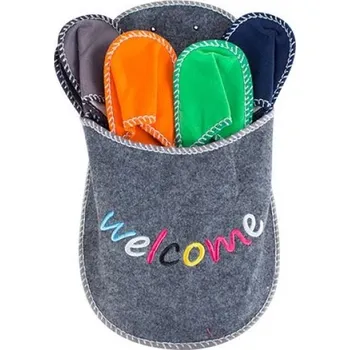 Dámská obuv PULLACH HOF Sada pantoflí pro hosty "WELCOME"