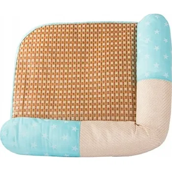 Pelíšek a škrabadlo pro kočky velikost S - 35 x 45 cm, modré s hvězdičkami