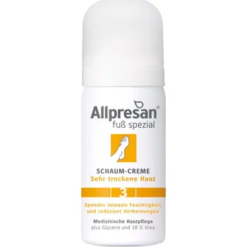 Kosmetika na nohy Allpresan 3® Krémová pěna s 10% Ureou na velmi suchou pokožku nohou, 35 ml