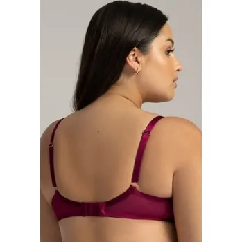 Podprsenka Nevyztužená podprsenka Ava Lingerie 2150 Chianti Bordó 95H