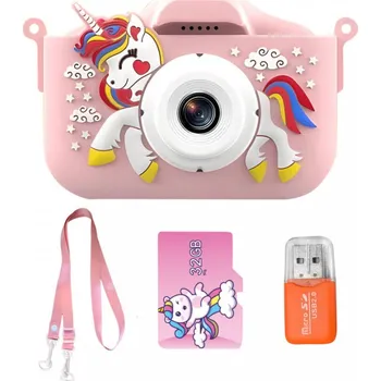 Digitální kompakt Digitální fotoaparát pro děti X500 Pink – kreativita a zábava v jednom zařízení!