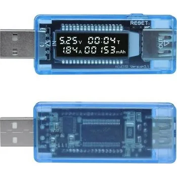 Multimetr USB tester, voltmetr a ampérmetr