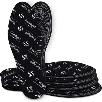 Vložka do bot Vložky do bot s dezinfekčním antiperspirantem, SanitizedBlack (5 párů), EU (32-46)