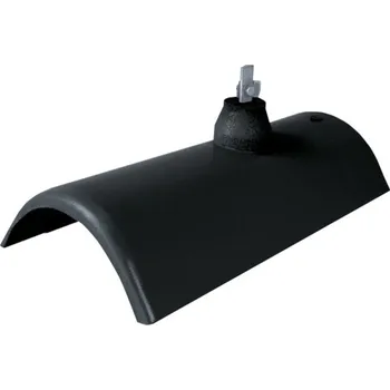 Stavebniny Hřebenáč hromosvodový Bramac Protector Plus s příchytkou ebenově černá