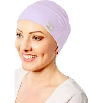 Čepice Dámská onko čepice po chemoterapii Canaver, 1-vrstvá, fialová