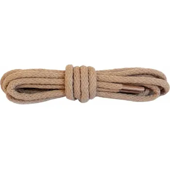 Tkaničky do bot Kulaté béžové bavlněné tkaničky do bot 120cm