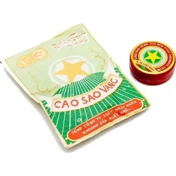 Tělový krém Masážní mentolová mast zlatá hvězda, Golden Star, 3 g