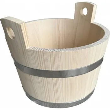 Dřevěné vědro do sauny, 17 x 26 cm, 5L