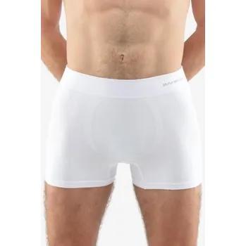 Boxerky Pánské boxerky Gina 54005P - bambus Bílá S/M