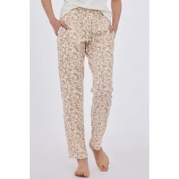 Dámské pyžamo Pyžamové kalhoty Cornette 690 - bavlna Ecru 2XL