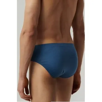 Slipy 3 PACK slipy Atlantic 3MP-192 - bavlna Tmavěmodrá-modrá 2XL