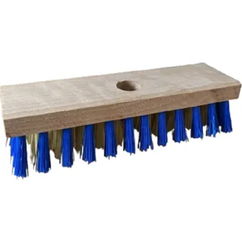 Kartáč na nádobí Podlahový kartáč na hůl dřevěný rýžový