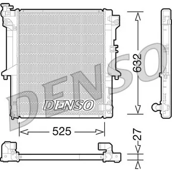 Chladič motoru Chladič, chlazení motoru DENSO DRM45034
