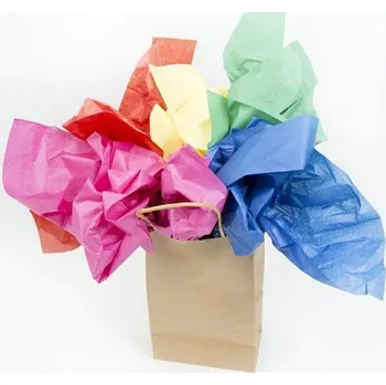 Balící papír Unique Hedvábný papír mix barev 10 ks