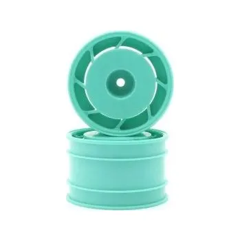 RC model Kyosho 1:10 Ultima Rear Wheels 8D 50mm (2) - Peppermint Green - expresní doprava