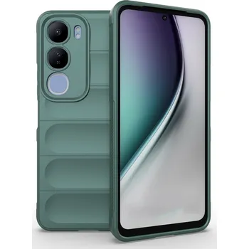 Pouzdro na mobilní telefon Rugg odolný gelový obal na Vivo Y19s - zelený