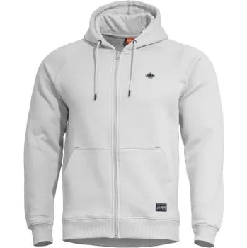 Pánská mikina Mikina Phaeton se zipem, Pentagon, bílá, M