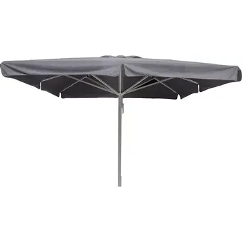 Slunečník Zahradní slunečník KARIN šedá/platinová 400x400cm