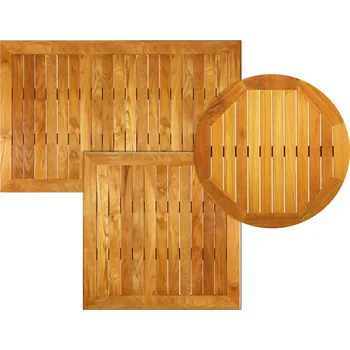 Zahradní stůl Zahradní stolová deska TEAK 60 cm