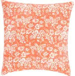 Polštář Flower Garden, 45 × 45 cm, oranžovo-bílý 7001BA009