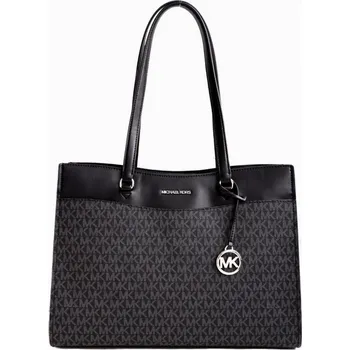 Černá kabelka Michael Kors Jet Set tote lg pocket logo