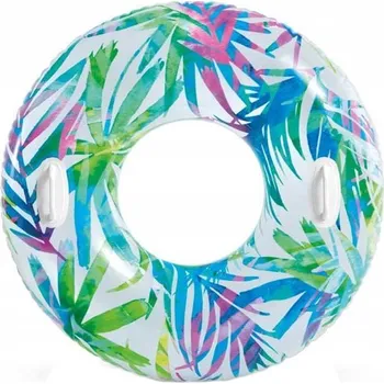 Nafukovací kruh Kruh plavecký S DRŽADLY Intex 58263 Varianta: Bílá/modrá
