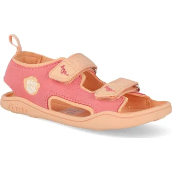 Dívčí sandály Barefoot dětské sandály Affenzahn - Sandal Vegan Airy Flamingo růžové Velikost: 24