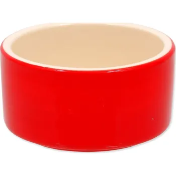 Pro hlodavce Miska Small Animals keramická pro králíky červená 10x5cm