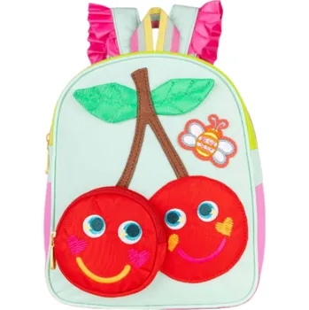 Dětský batoh Oilily dívčí batoh třešňový zeleno- barevný MEOIL 1270-708 mist green