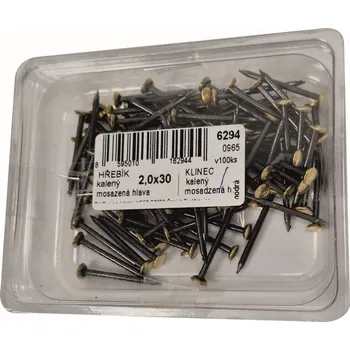 Hřebík Kalený hřebík, 30 mm, ø 2 mm, 100 ks 6294